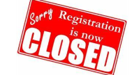 Spring Registration is CLOSED